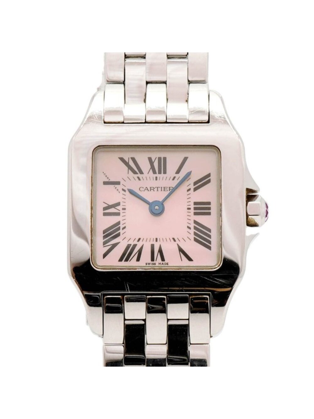 Cartier Santos Demoiselle SM Pink Dial Watch